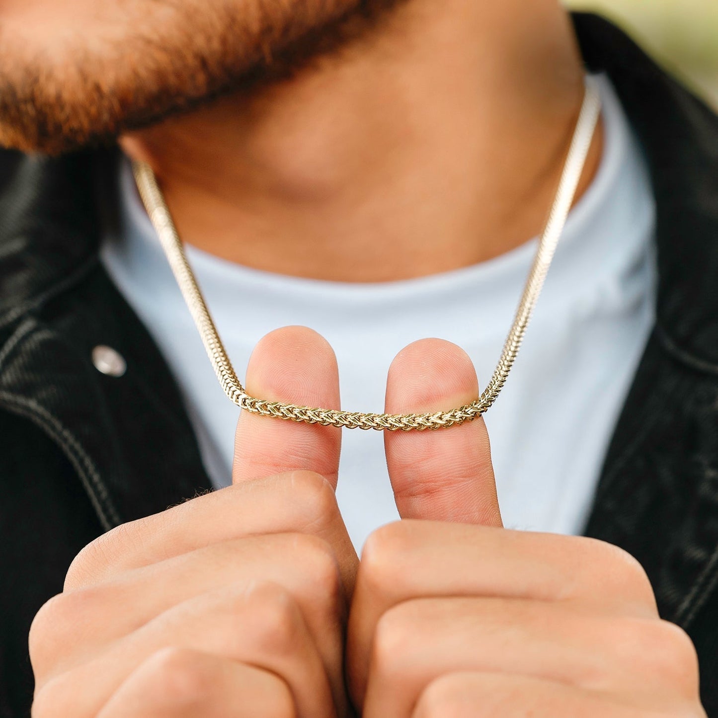 Cadena Franco 2mm Alta Gama (65cms)