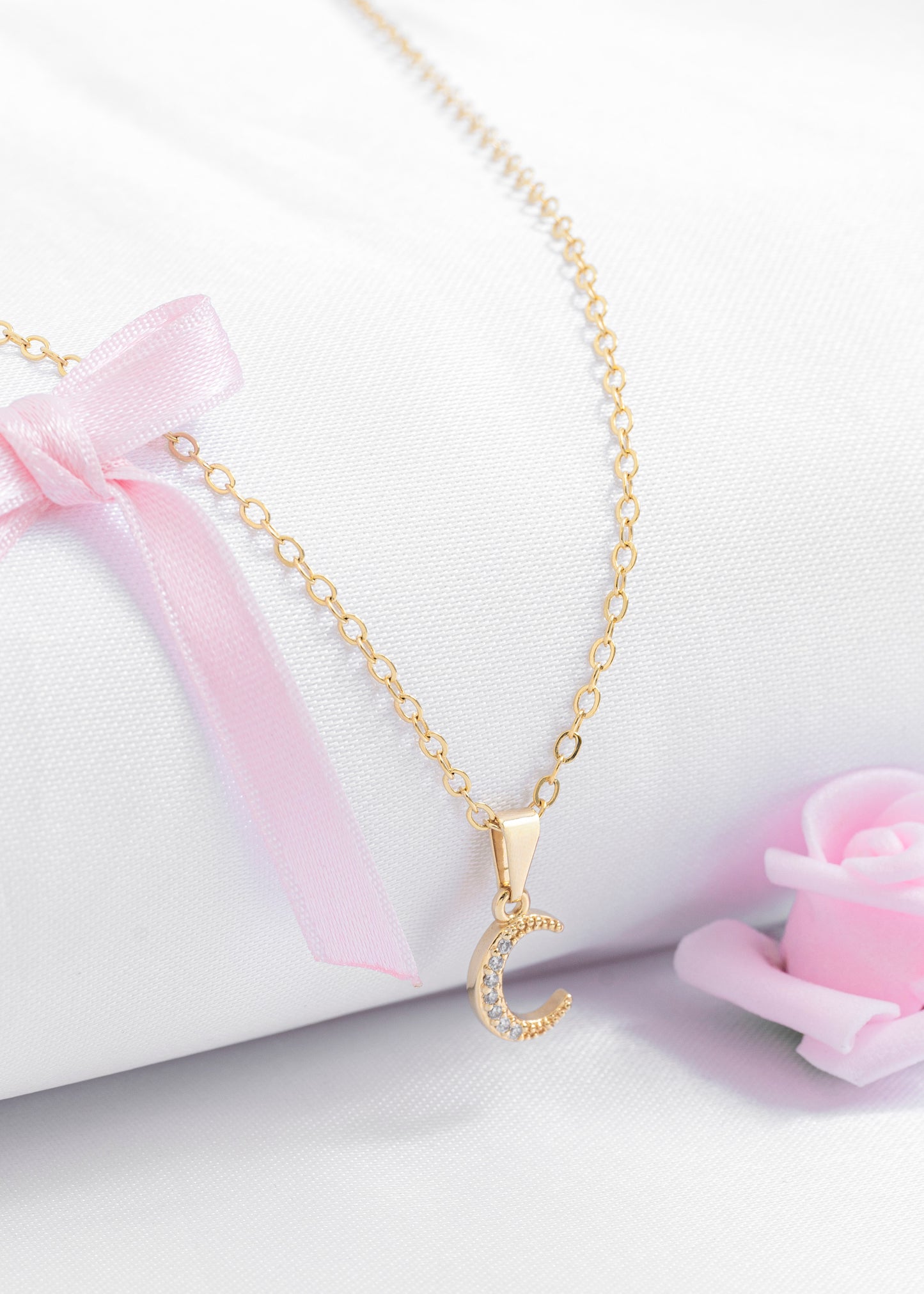 Cadena Aros + Dije lunita