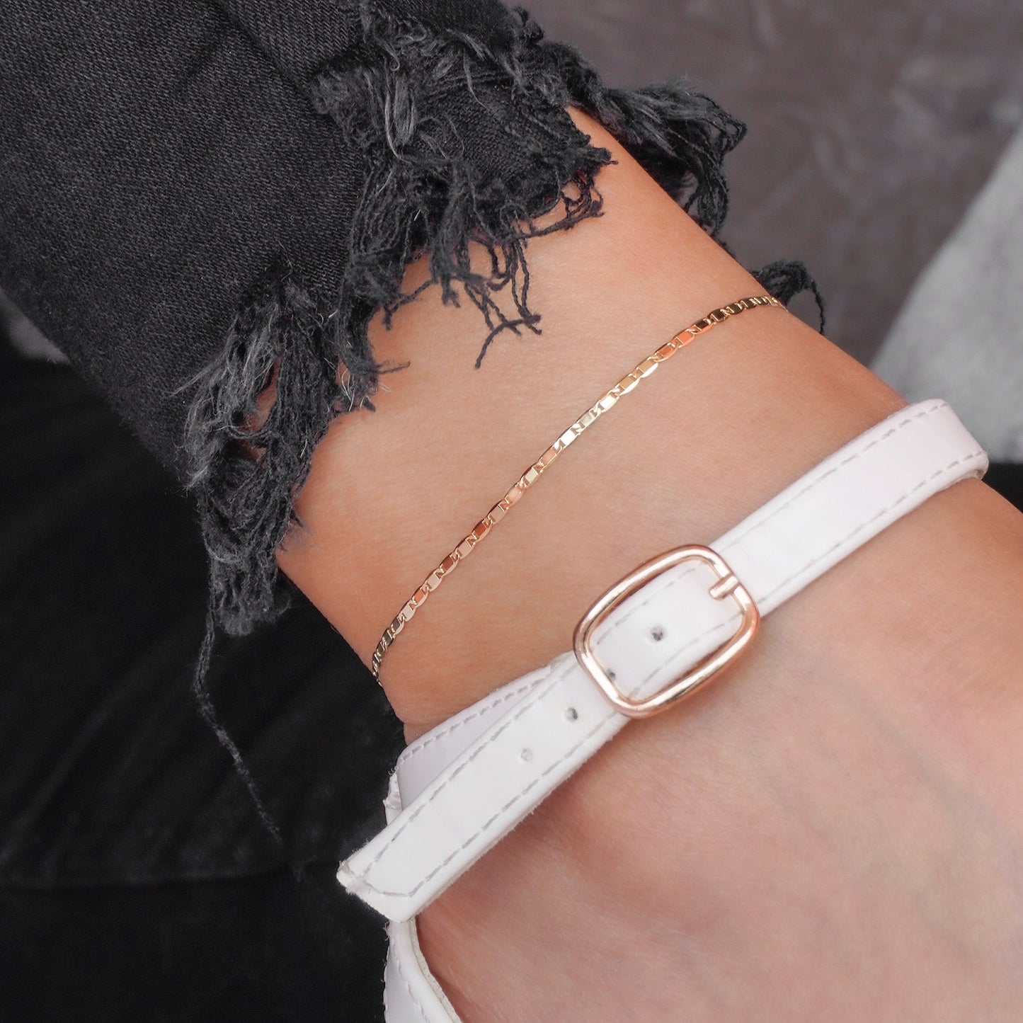 Tobillera escalera y plana